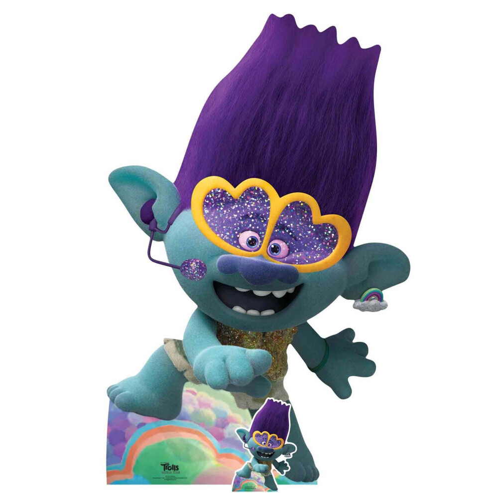 Trolls World Tour Branch Singing Official Lifesize Cardboard Cutout