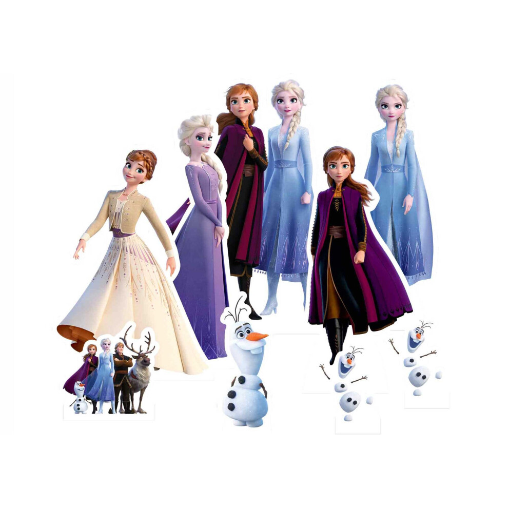 Disney Frozen Frozen 2 Official Disney Table Top Cardboard Cutouts Party Pack Of 9