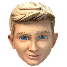 Alan Tracy Thunderbirds Are Go Single Card Party Fancy Dress Mask