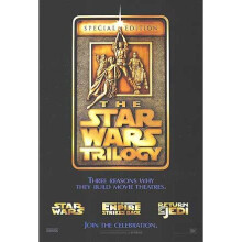 Star Wars Trilogy (Reprint) (1977) Reprint Cinema Poster