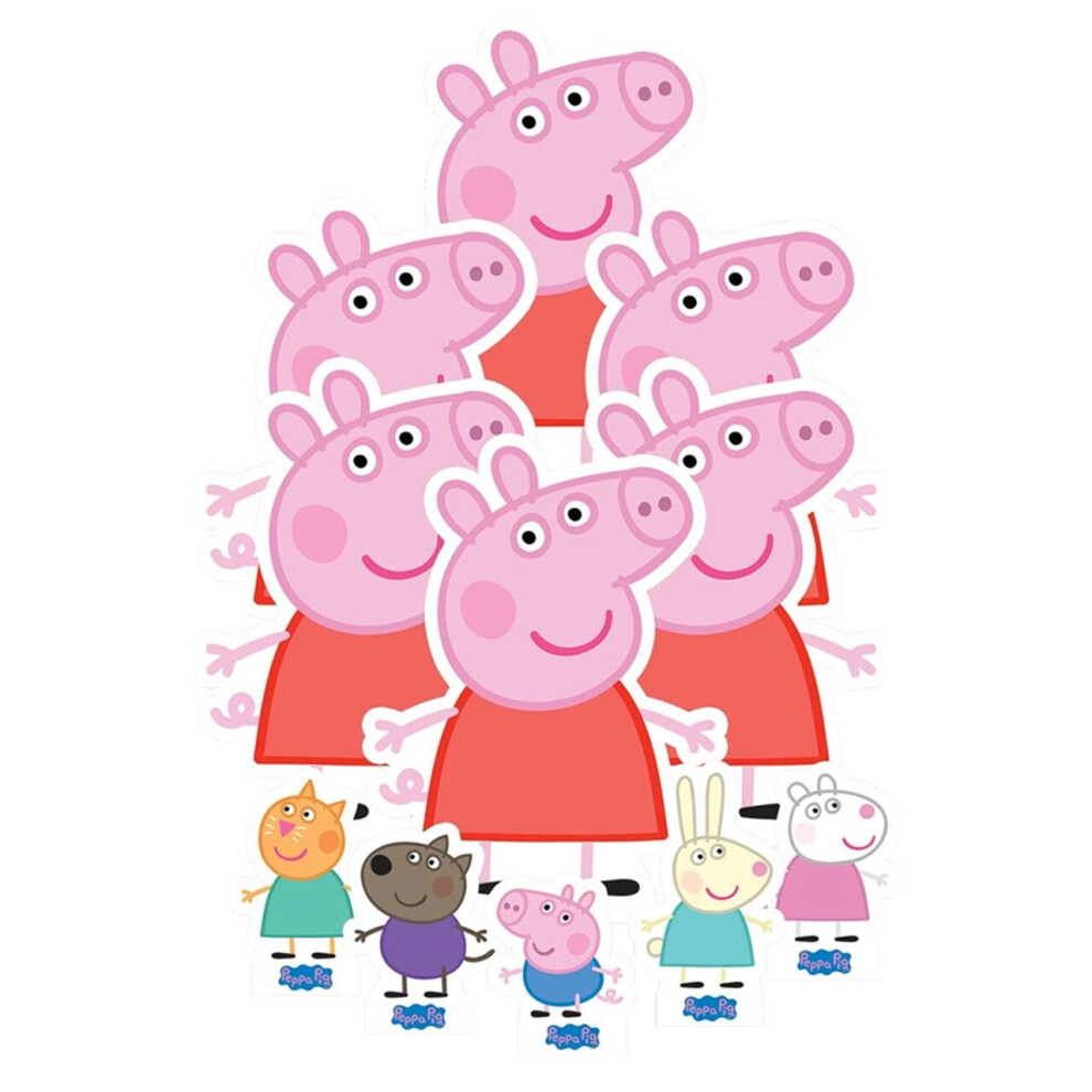 Peppa Pig & Friends Table Top Cardboard Cutouts Party Pack of 11