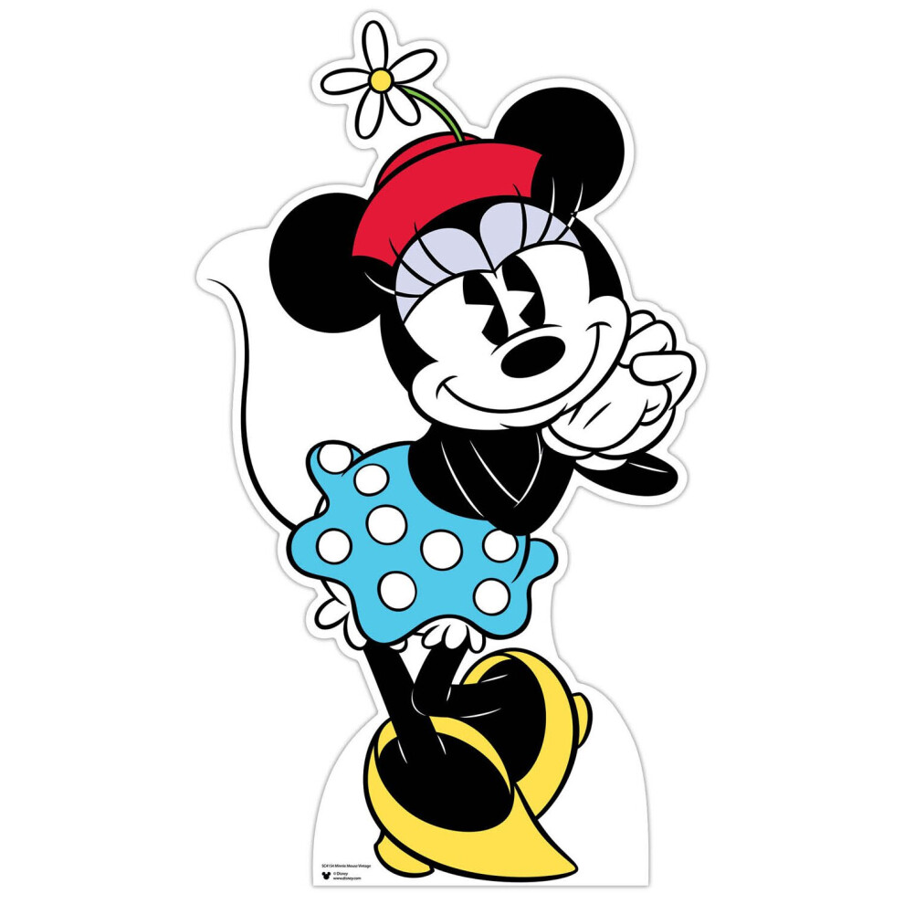 Minnie Mouse Blue Skirt Cardboard Cutout Official Disney Standup