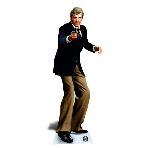 Rodger Cut Out Roger Moore Bond Lifesize Cardboard Cutout / Standee / Standup on OnBuy