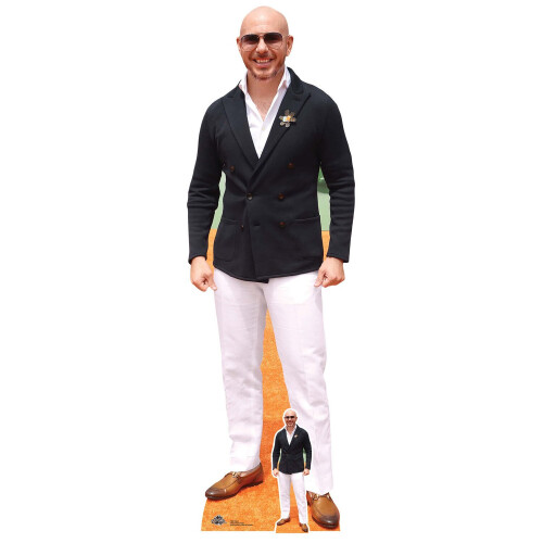 Pitbull Rapper Lifesize Cardboard Cutout / Standee / Standup