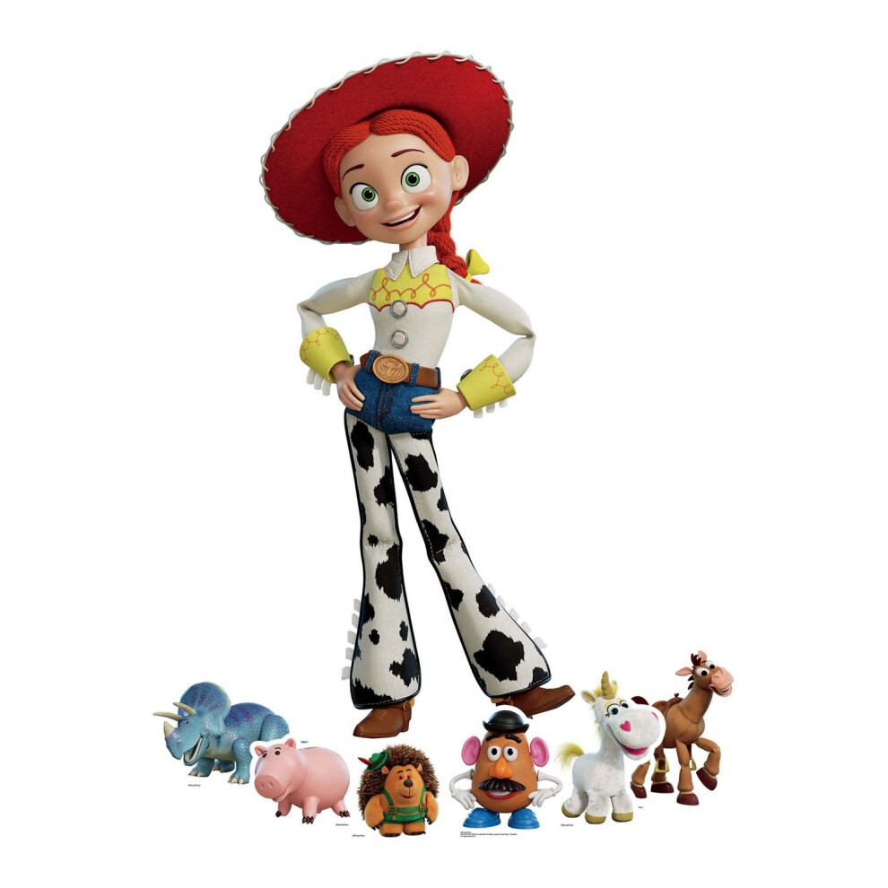 Jessie Toy Story Cardboard Cutout Disney Decoration Pack  - Includes 6 Mini Cutouts