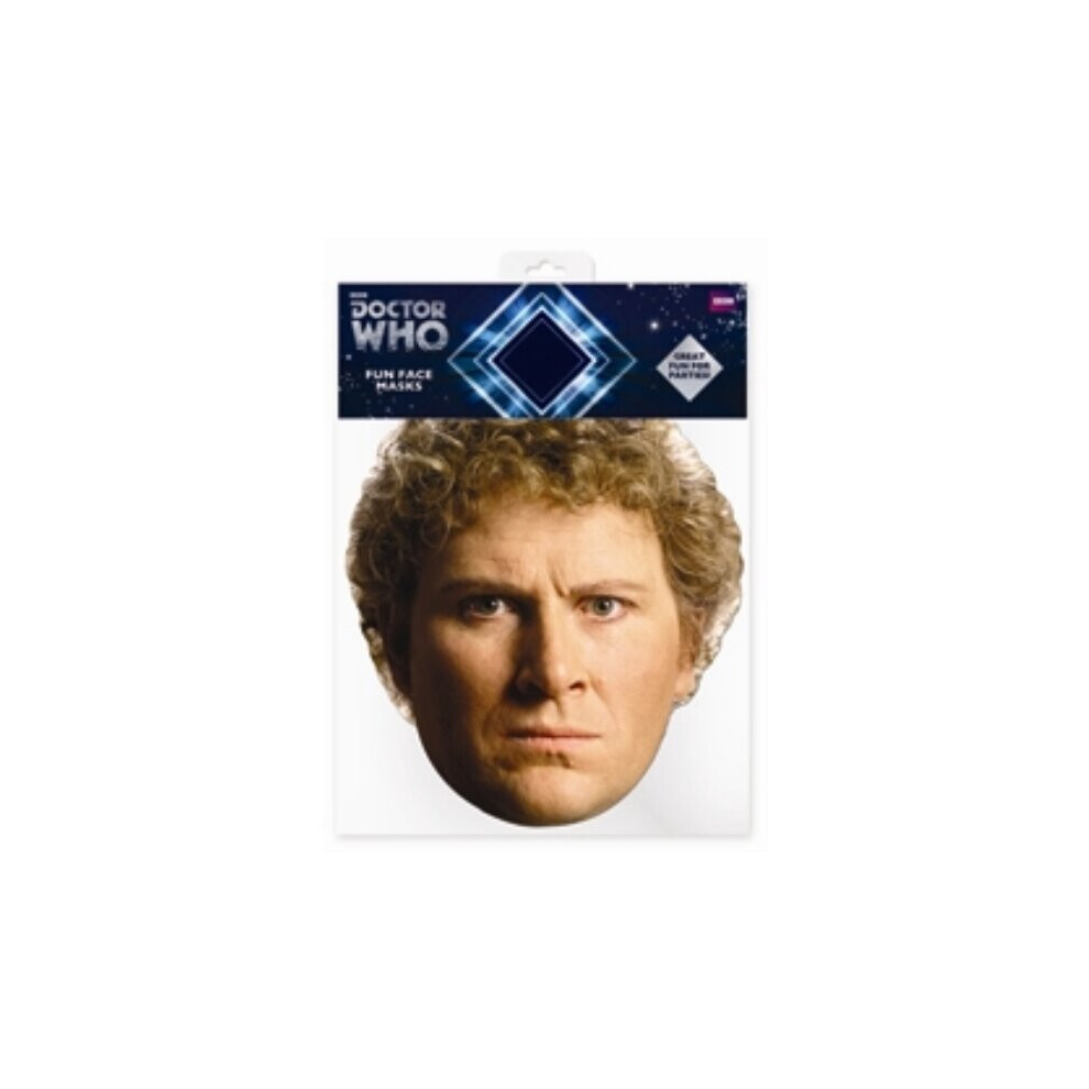 Colin Baker Doctor Who Card Fancy Dress Mask (The Sixth Doctor)