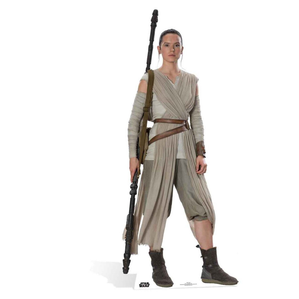 Rey Star Wars The Force Awakens Cardboard Cutout / Standee / Standup