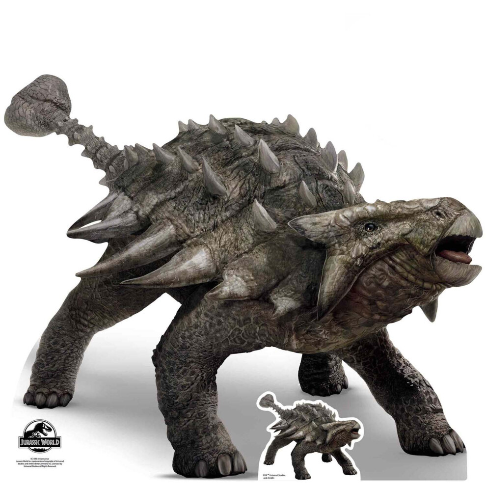 Jurassic World Ankylosaurus Official Cardboard Cutout / Standee