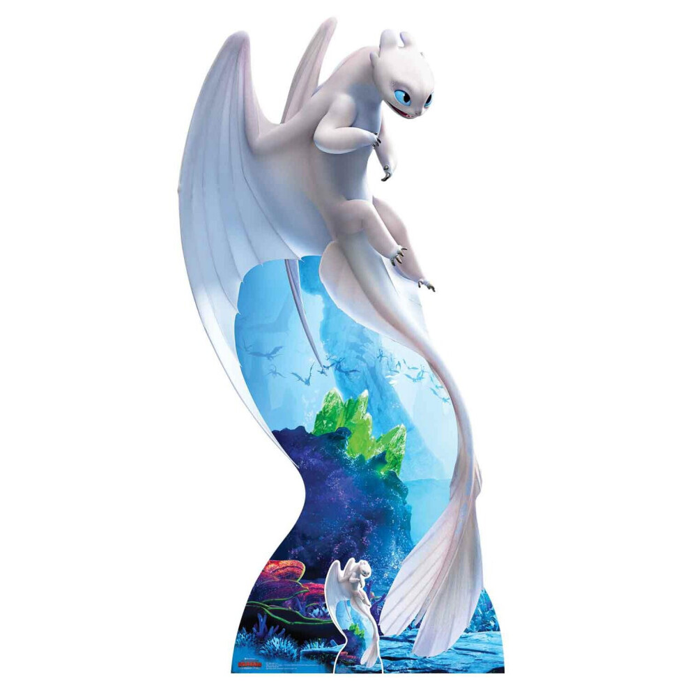 Light Fury from How to Train Your Dragon 3 Official Cardboard Cutout / Standee