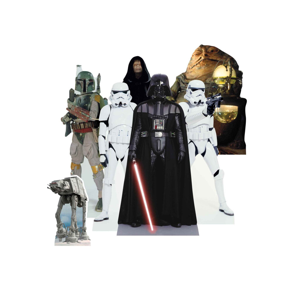 Star Wars Villains Official Table Top Cardboard Cutouts Party Pack of 7