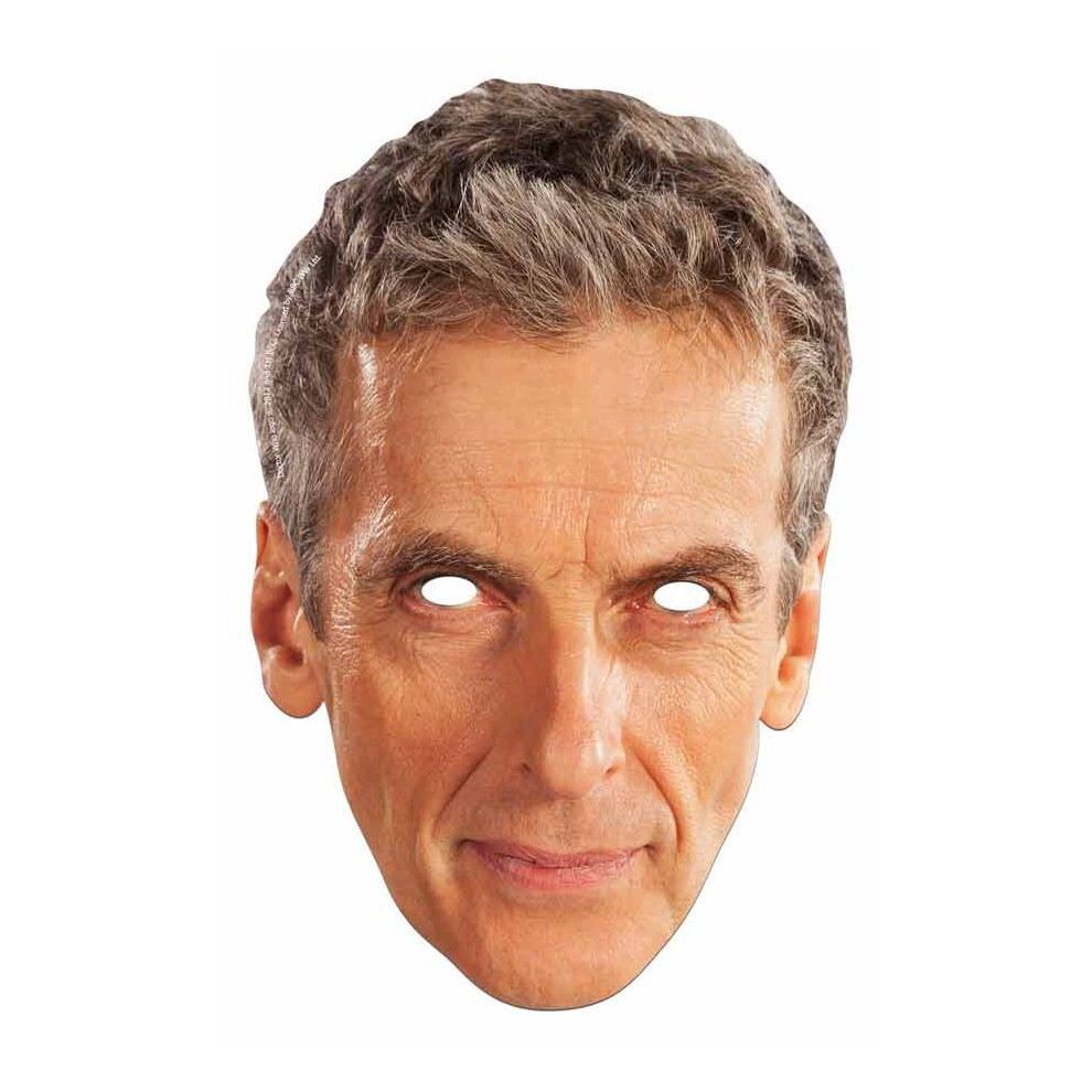 Peter Capaldi The 12th Doctor Who Card Party Card Fancy Dress Mask