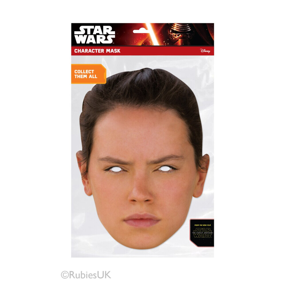 Rey Official Star Wars The Force Awakens Card Party Fancy Dress Mask