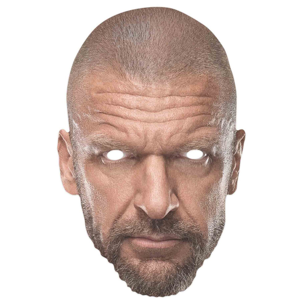Wwe Triple H Wrestler Official Single 2D Card Party Face Mask