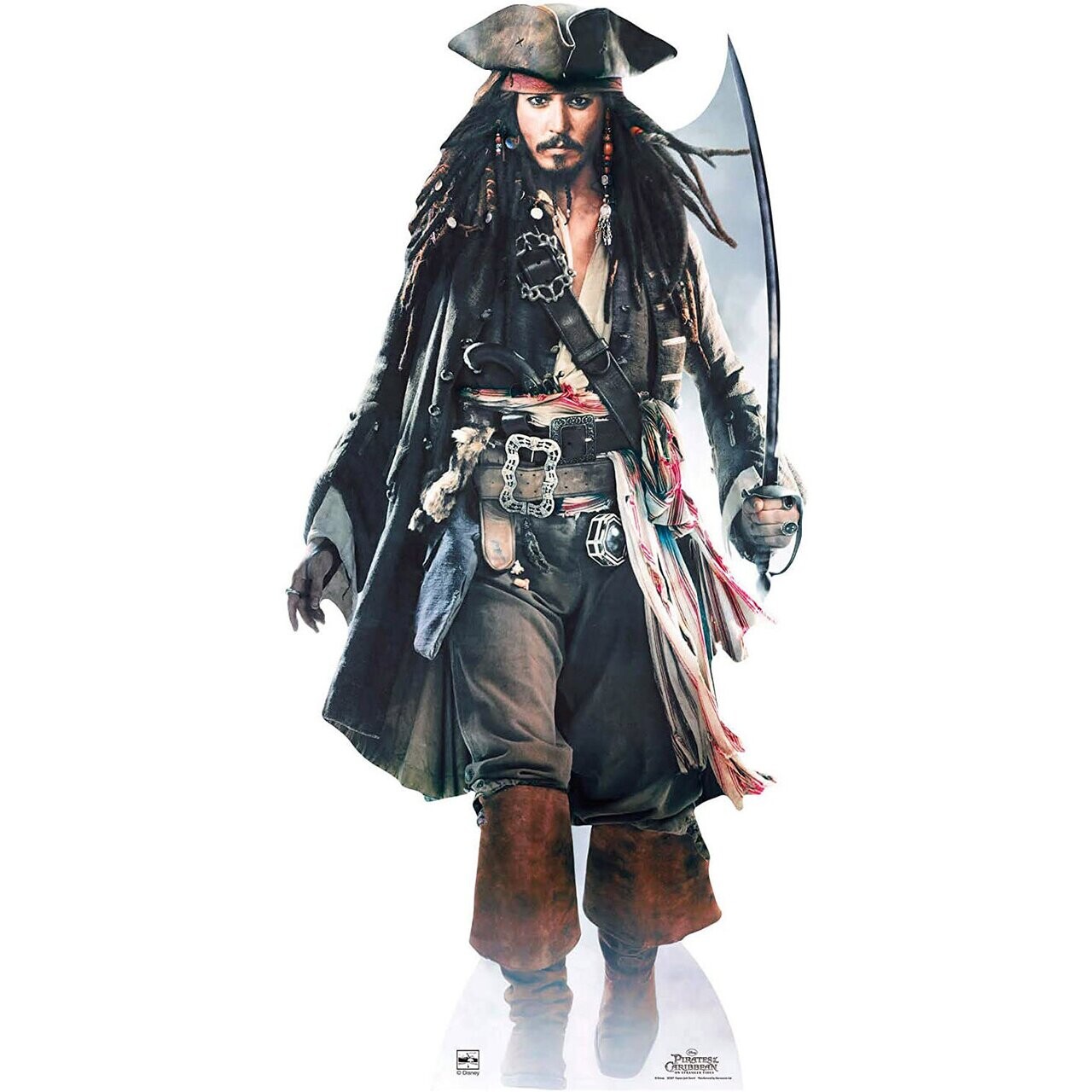 Johnny Depp As Captain Jack Sparrow (Pirates Of The Caribbean ...