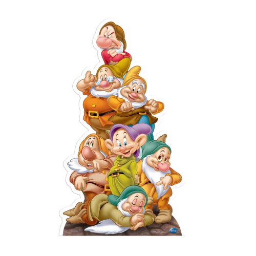 Seven Dwarves (Snow White) - Lifesize Cardboard Cutout / Standee on OnBuy