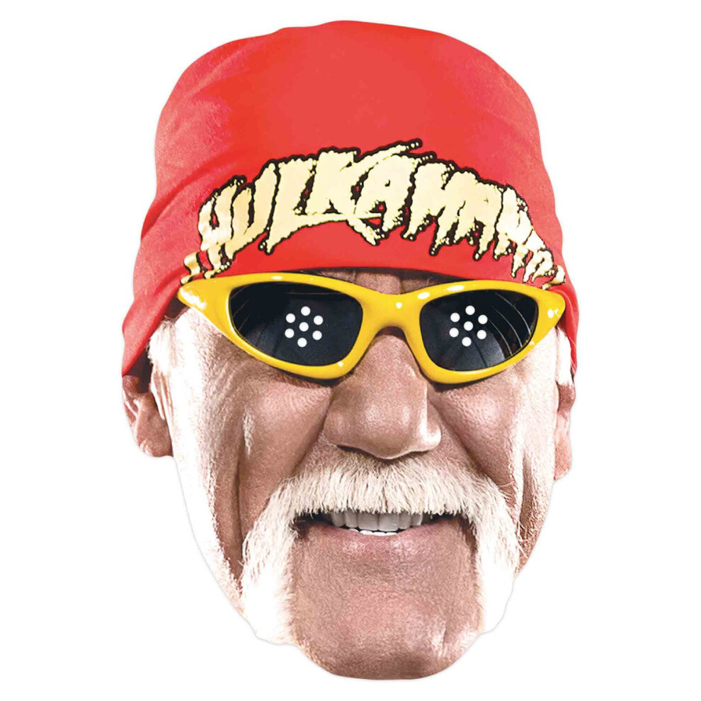 Hulk Hogan WWE Wrestler Official Single 2D Card Party Face Mask