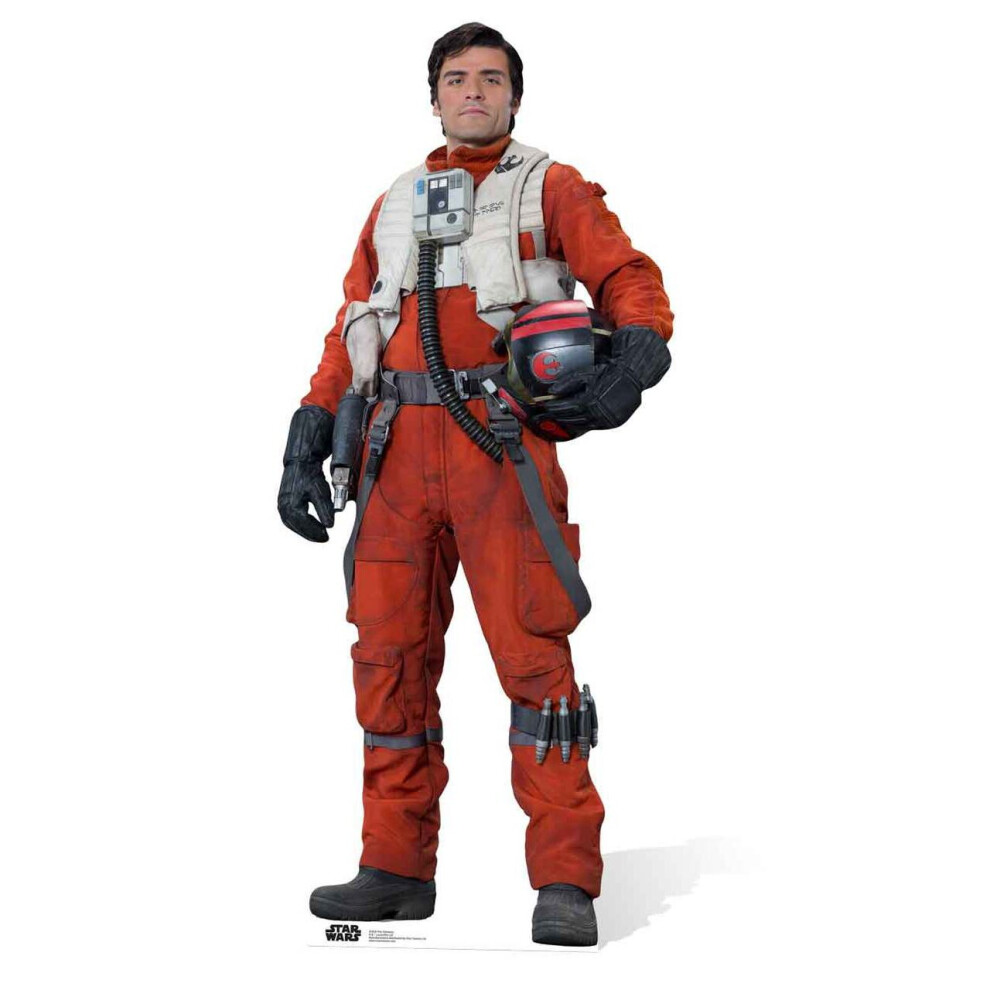 Star Wars Poe Dameron The Force Awakens Cardboard Cutout / Standee / Standup