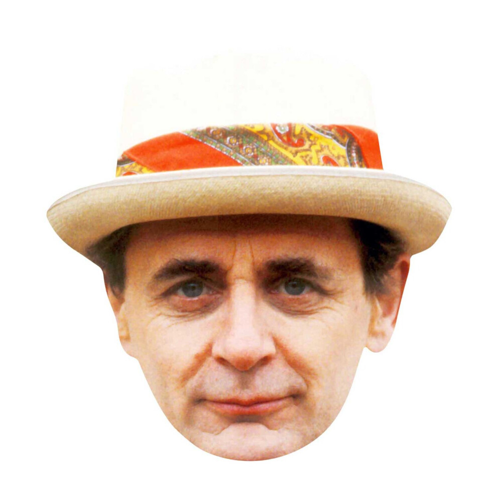 Sylvester McCoy Doctor Who Card Fancy Dress Mask (The Seventh Doctor)