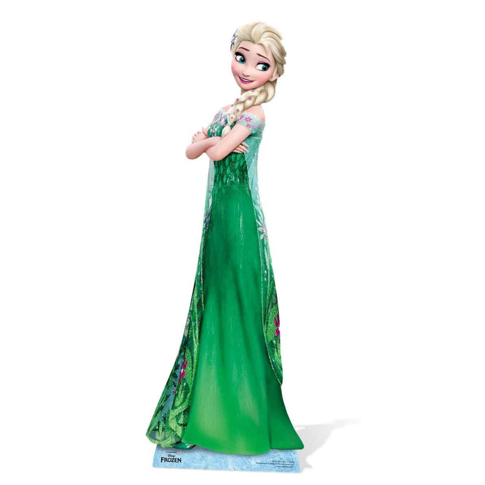 Elsa from Frozen Fever Disney Cardboard Cutout / Standee