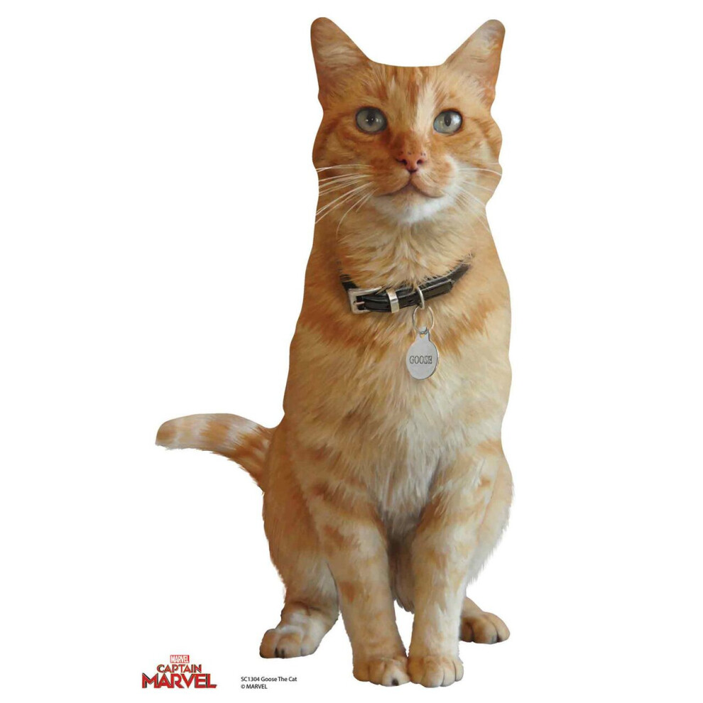 Marvel Goose The Cat From Captain Official Cardboard Cutout/ Standup