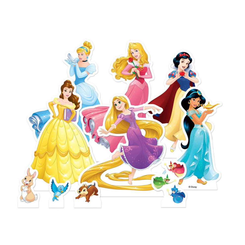 Disney Princess Official Table Top Cardboard Cutouts Party Pack Of 10