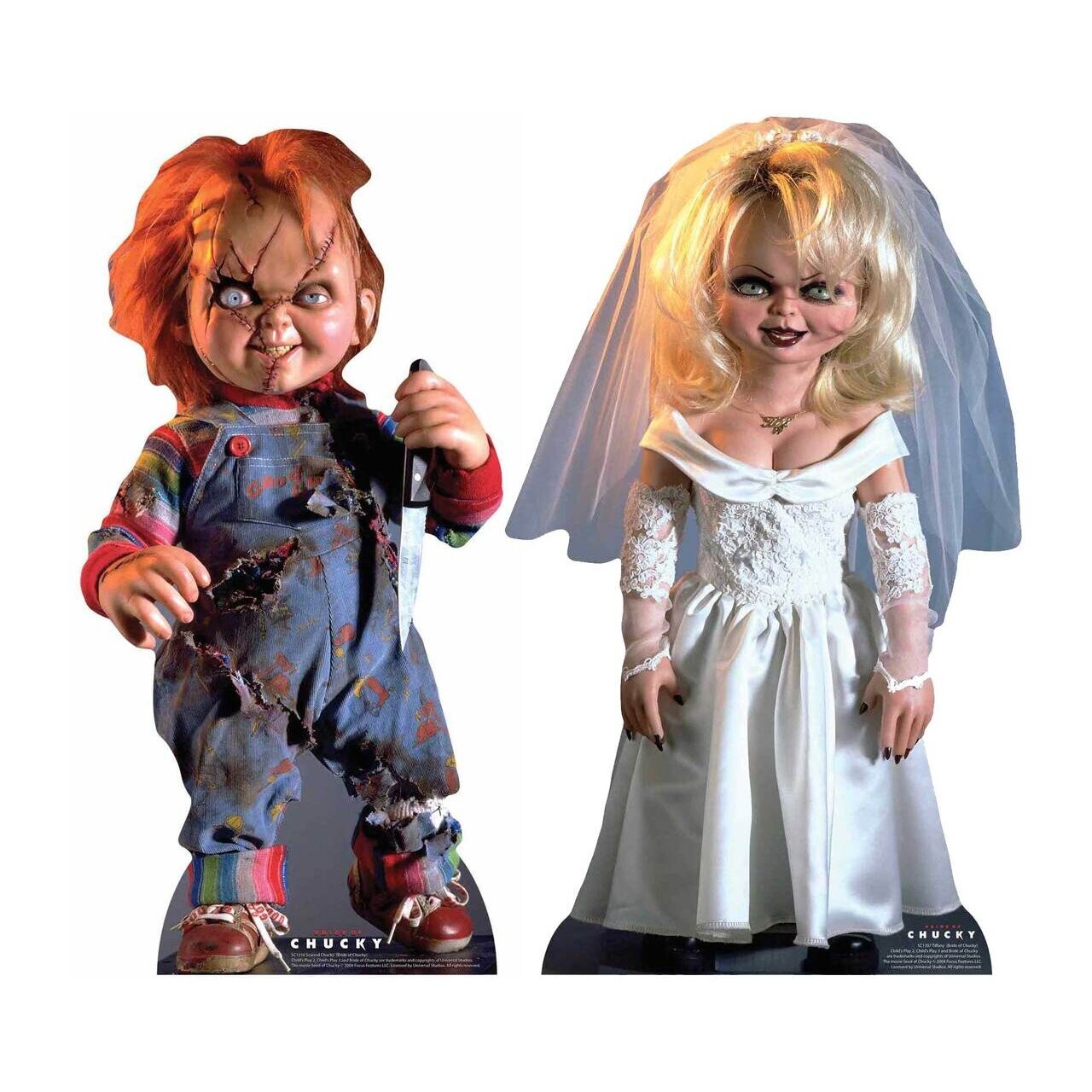 Chucky and Tiffany Official Cardboard Cutout / Standee Set of 2 on OnBuy