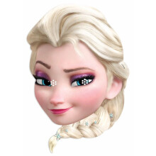 Elsa from Disney's Frozen Party Card Fancy Dress Mask (single)
