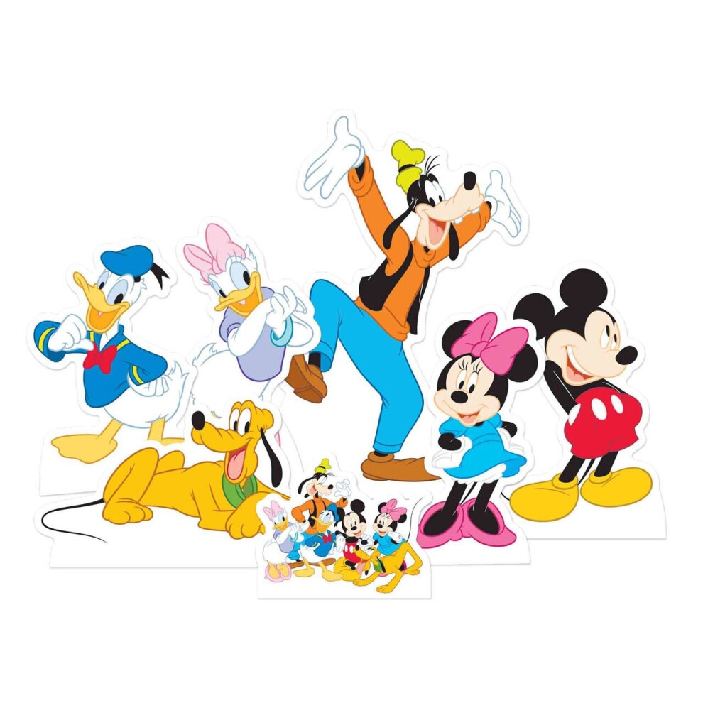 Mickey Mouse and Friends Official Table Top Cardboard Cutouts Party Pack of 7