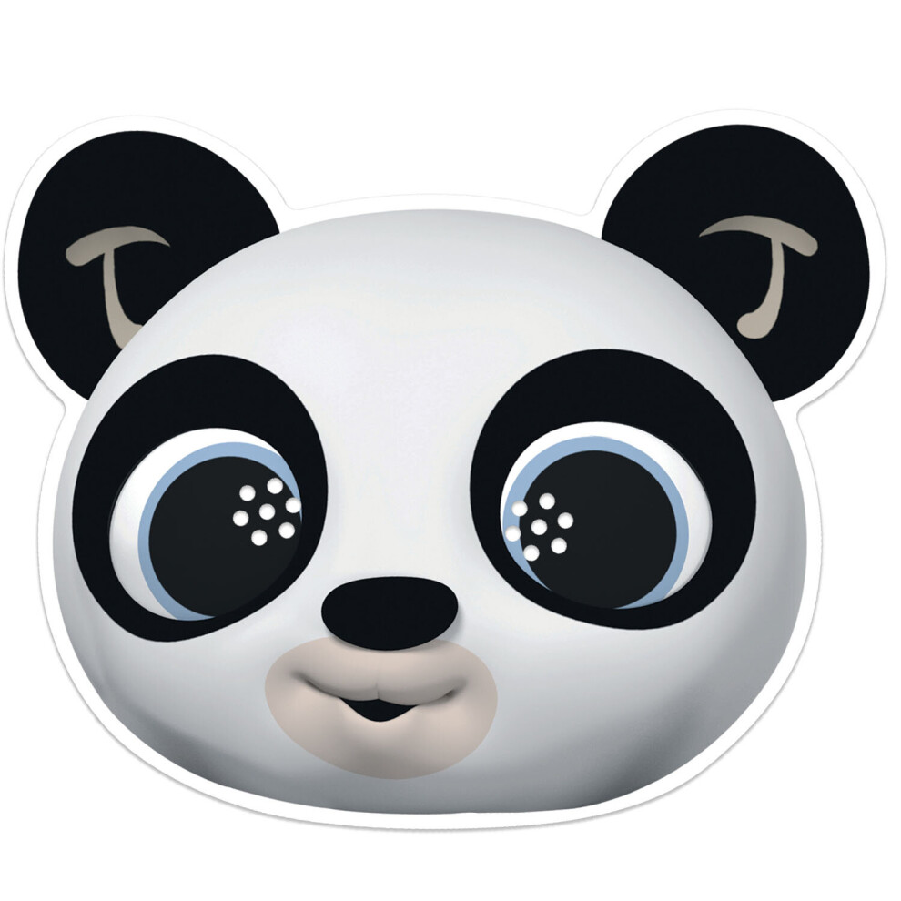 Bing Pando The Panda From Official 2D Card Party Mask Not,Specified