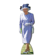 Queen Elizabeth II - Lifesize Cardboard Cutout / Standee  (Platinum Jubilee 2022)