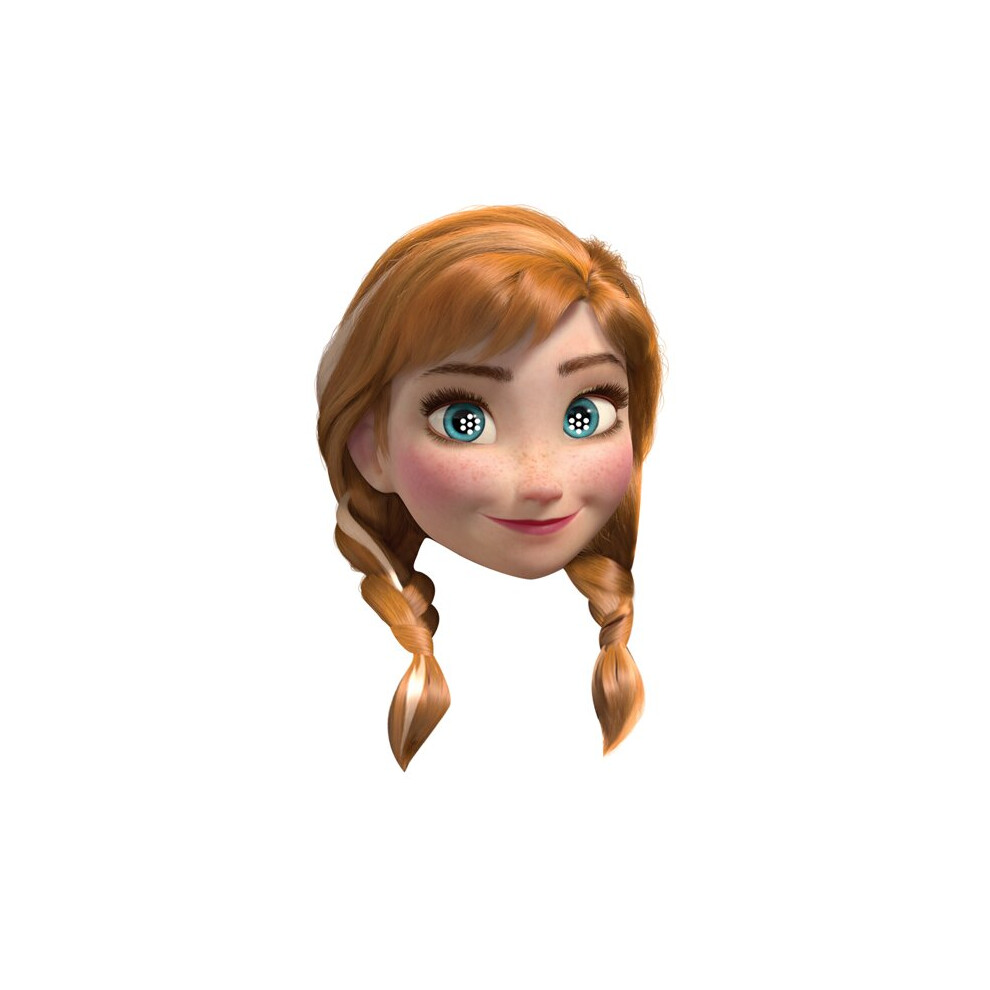 Anna from Disney's Frozen Party Card Fancy Dress Mask (single)