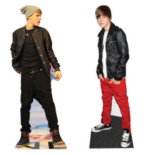 Justin Bieber Pop Star Set Lifesize Cardboard Cutout / Standee Set