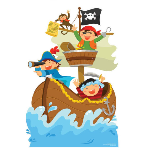 Pirate Ship Adventure Mini Cardboard Cutout / Standee on OnBuy