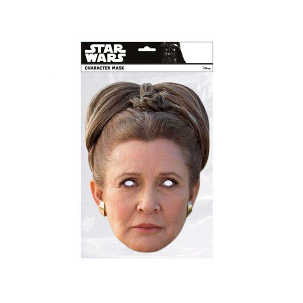 Princess Leia Organa Star Wars The Last Jedi  Single 2D Card Party Fancy Dress Mask