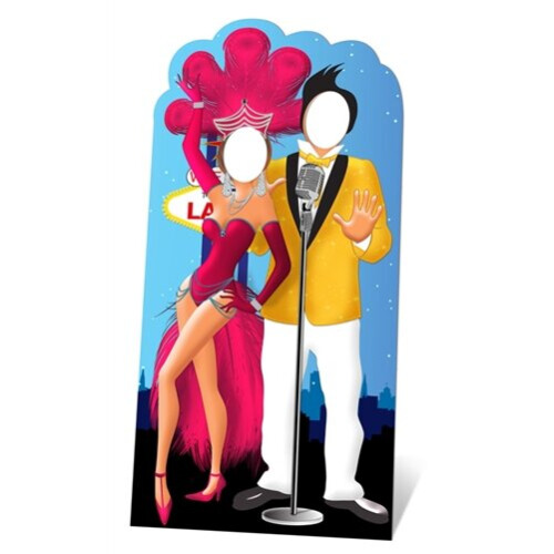 Las Vegas Couple Lifesize Cardboard Standin Cutout on OnBuy