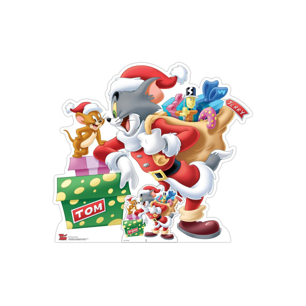 Tom And Jerry Merry Christmas Cardboard Cutout / Standee / Standup