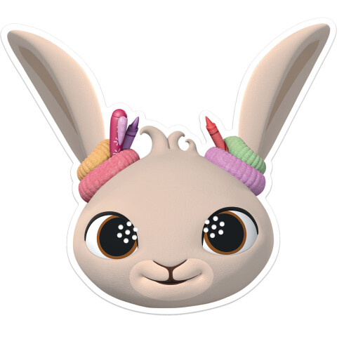 Bing Coco the Bunny from Bing Official 2D Card Party Mask