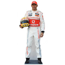 Lewis Hamilton Formula 1 Lifesize Cardboard Cutout Standee - 176cm Tall, Ideal for Home, Office or Party Decor