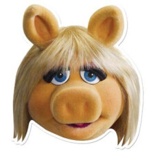 Miss Piggy Card Fancy Dress Mask (The Muppets)