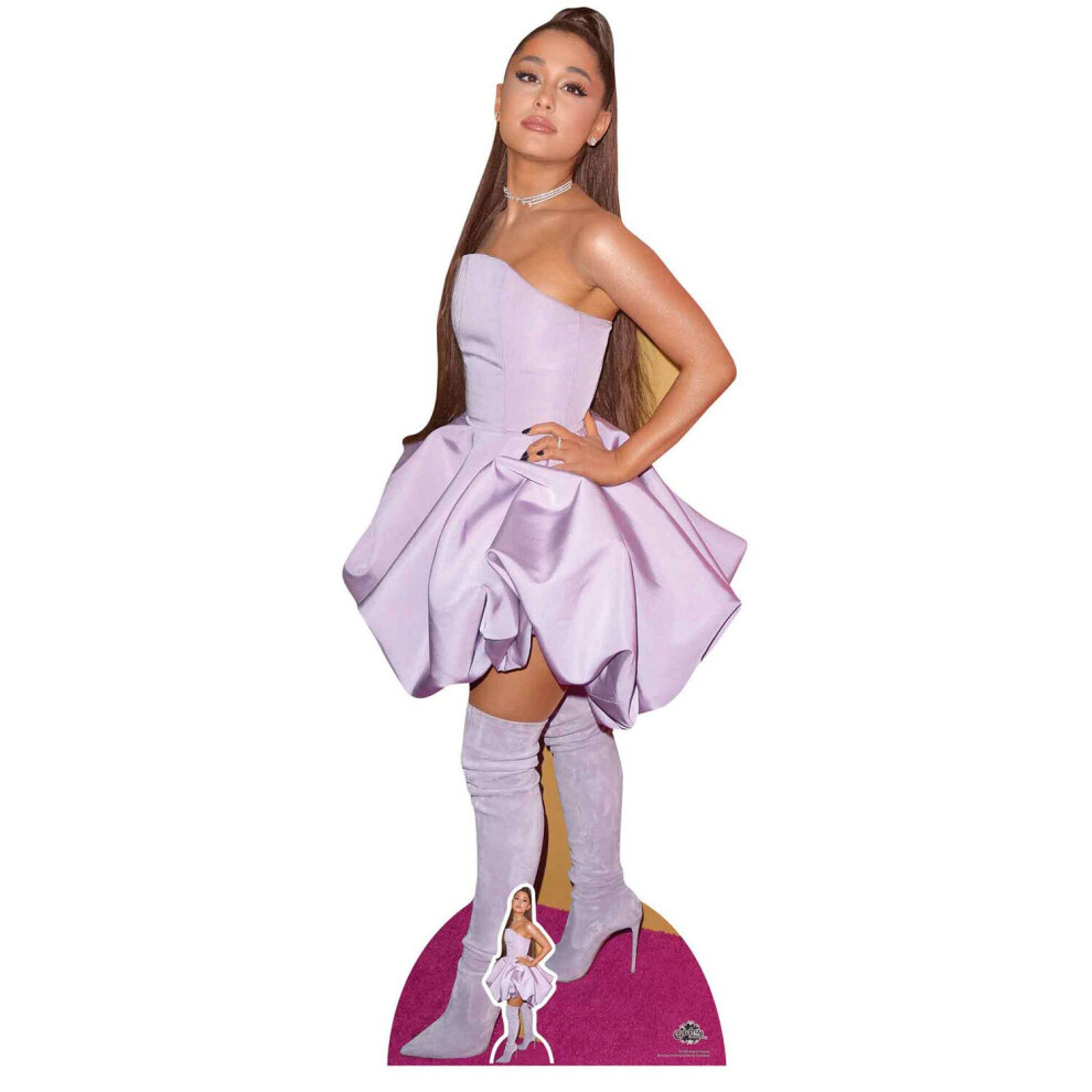Ariana Grande Purple Dress Lifesize Cardboard Cutout / Standee