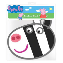 Zoe Zebra Card Fancy Dress Mask (Peppa Pig)