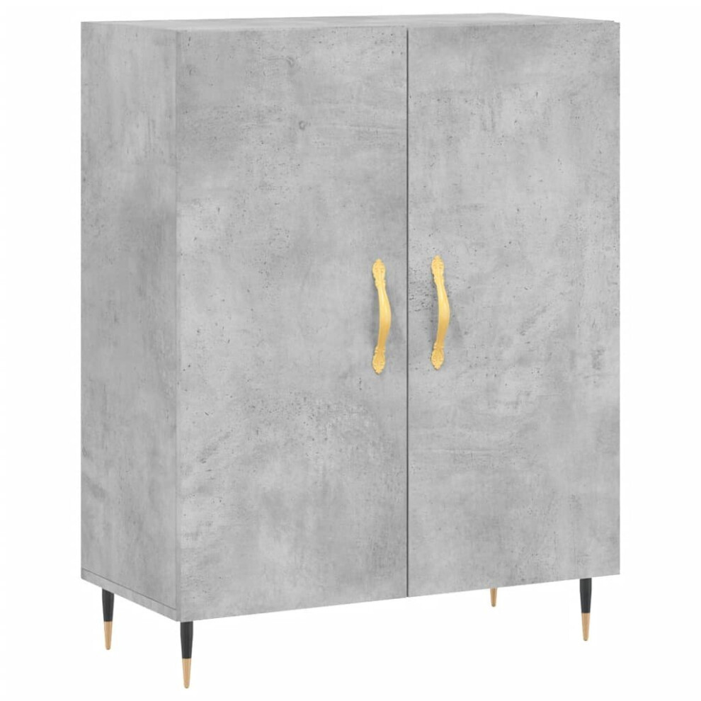 vidaXL Sideboard Storage Side Cabinet Cupboard Concrete Grey Engineered Wood-image-OPC-PC7QP89-NEW