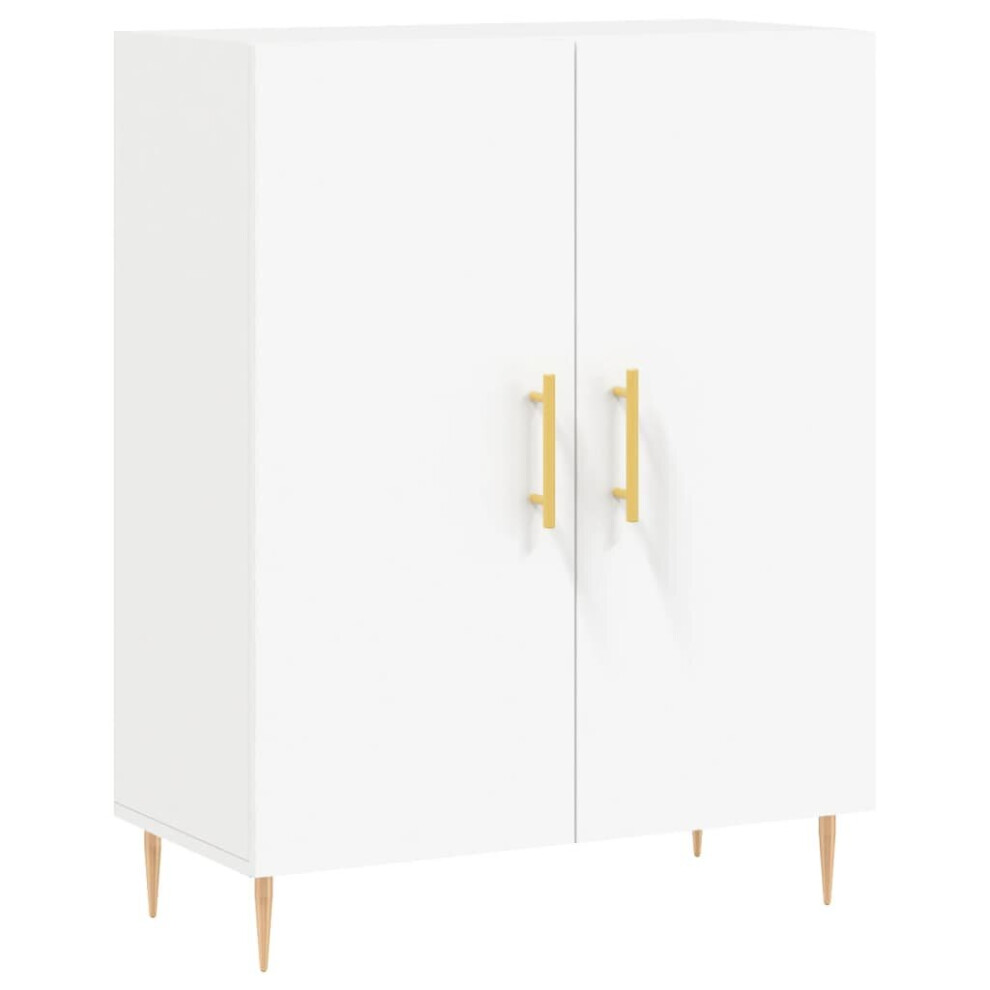 Vidaxl Sideboard Storage Cabinet Cupboard Side Cabinet Engineered Wood White