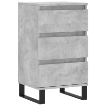 vidaXL Sideboard Storage Side Cabinet Cupboard Concrete Grey Engineered Wood