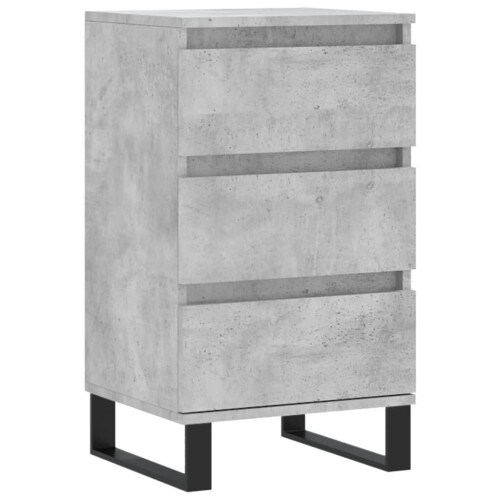 vidaXL Sideboard Storage Side Cabinet Cupboard Concrete Grey Engineered Wood