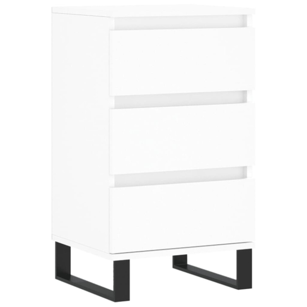 vidaXL Sideboard Storage Cabinet Cupboard Side Cabinet White Engineered Wood