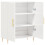 VidaXL vidaXL Sideboard Storage Cabinet Cupboard High Gloss White Engineered Wood 6