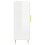 VidaXL vidaXL Sideboard Storage Cabinet Cupboard High Gloss White Engineered Wood 7