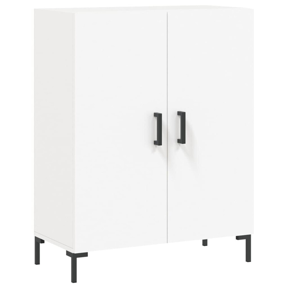 vidaXL Sideboard Storage Cabinet Cupboard Side Cabinet White Engineered Wood