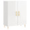VidaXL vidaXL Sideboard Storage Cabinet Cupboard High Gloss White Engineered Wood 2